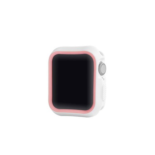 Devia Dazzle Series protective case (44mm) for Apple Watch white pink