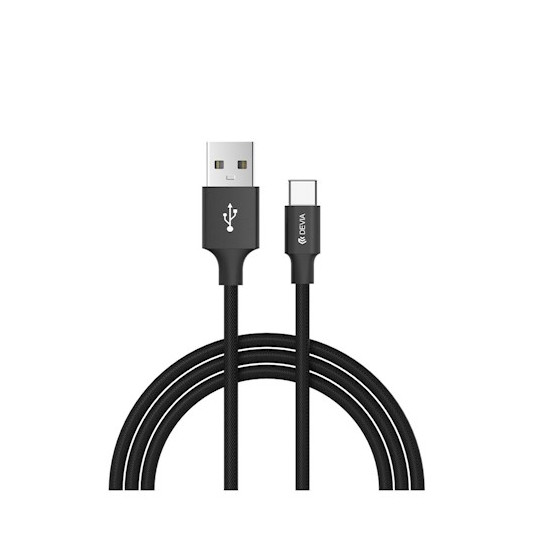 Devia Pheez Series Cable Set for Micro 3 Pack (25CM,1M,2M) black