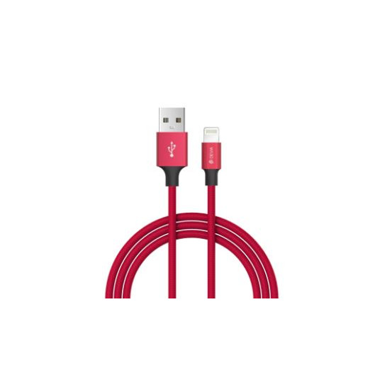 Devia Pheez series USB-C TO Lightning cable 1M red