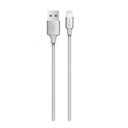 Devia Pheez Series Cable for Lightning (5V 2.4A,1M) grey