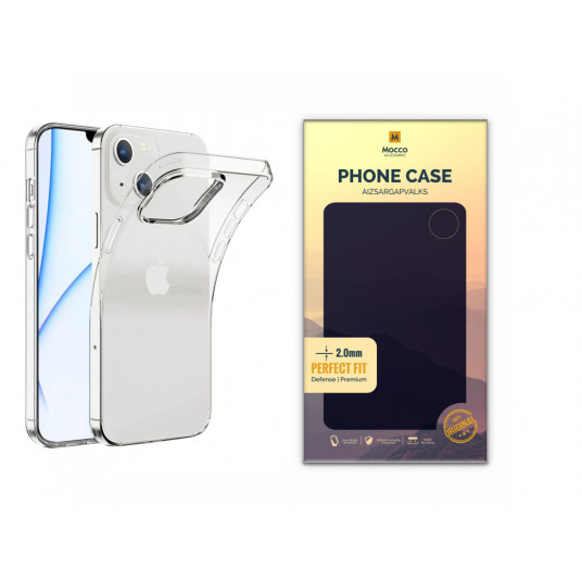 Mocco Original Clear Case 2mm Silicone Case for Apple iPhone 14 Plus Transparent
