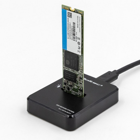  Qoltec 50314 Prijungimo stotelė SSD M.2 SATA| NGFF | USB 3.1 