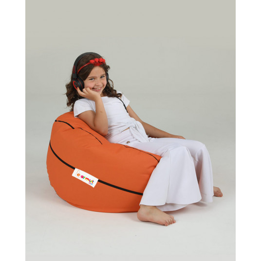 Basketball Kids Pouf - Tile raudonas