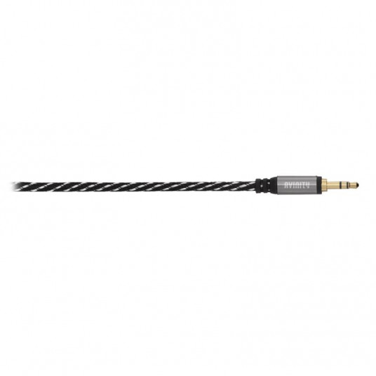  Avinity Audio Cable, 3.5 mm jack plug/plug, stereo, fabric, gold 