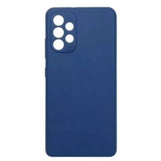  Mocco Ultra Slim Soft Matte 0.3 mm Silicone Case for Samsung Galaxy A23 5G Dark Blue 