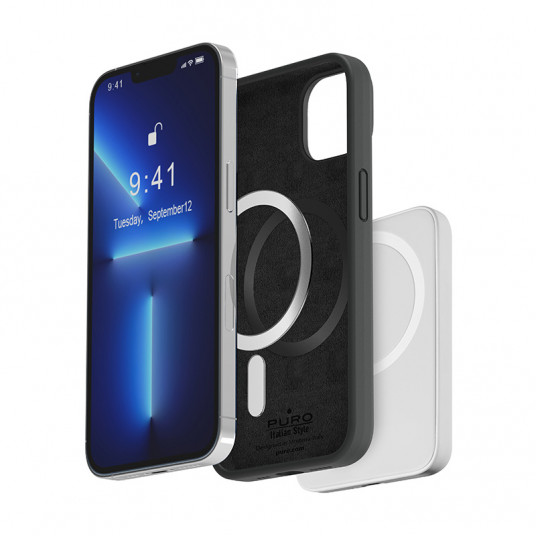  Dėklas PURO Icon Mag skirtas iPhone 14 Pro, juodas / IPC14P61ICONMAGBLK 