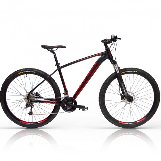 Dviratis RAVEN Squad 29" 27G dydis 19" (48cm) (juoda/raudona) 2022