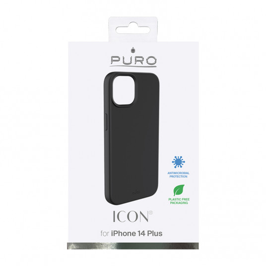  Dėklas PURO skirtas iPhone 14 Max, juodas / IPC1467ICONBLK 