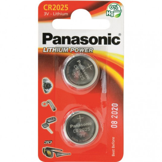  Elementai PANASONIC CR2025/2BP 