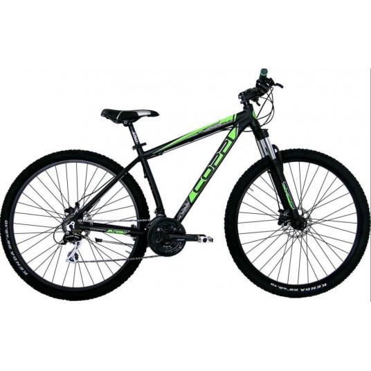 Dviratis 29" MTB BLACK/GREEN/8001446121207 COPPI