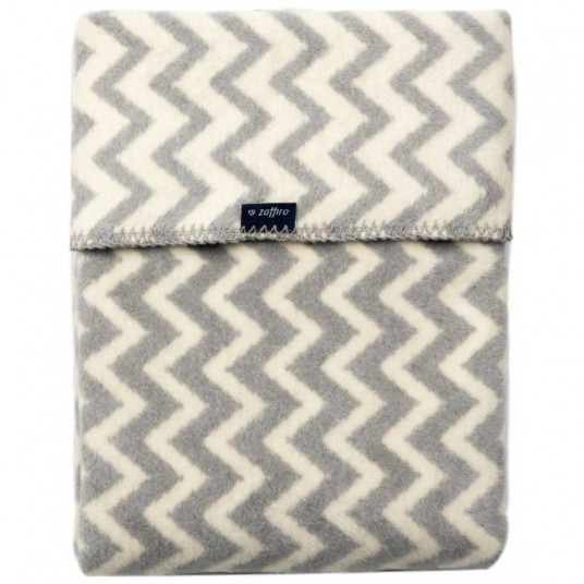  WOMAR pledas Grey&White Zigzag 75x100cm 