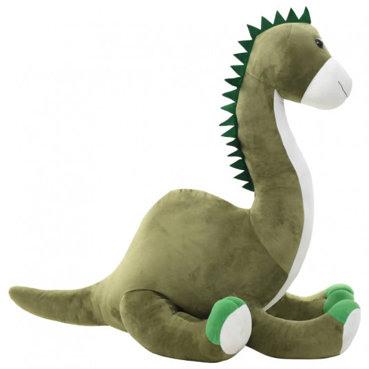 Žaislinis dinozauras-Brontozauras, žalias, pliušinis