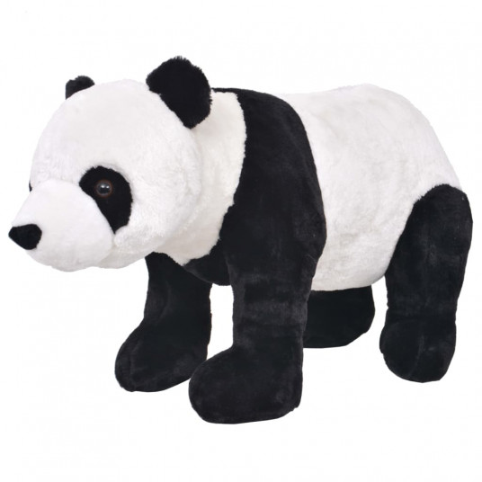  Stovintis pliušinis žaislas panda, baltos ir juodos sp., XXL 