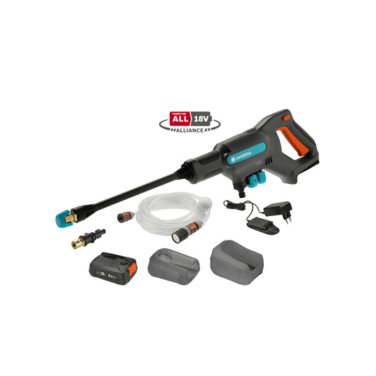  Vidutinio slėgio akumuliatorinė plovykla Gardena „AquaClean 24 / 18V P4A“ 14800-20 