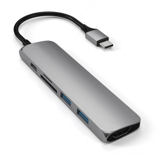USB Hub Satechi USB-C Multiport HDMI/2xUSB3/SD Space Grey