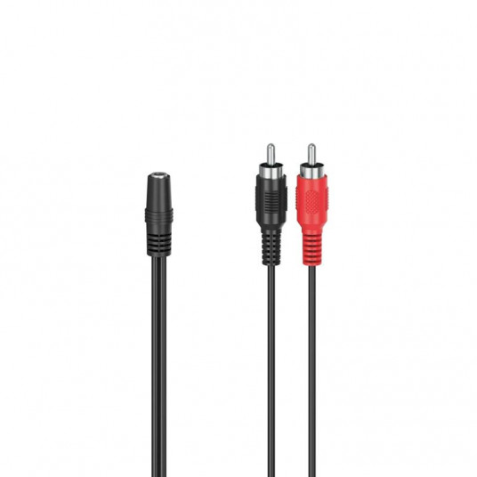 Cable Hama 2RCA - 3.5mm socket