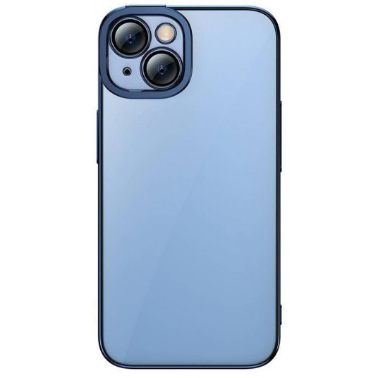  Dėklas Baseus iPhone 14 Plus Blue with Glass 