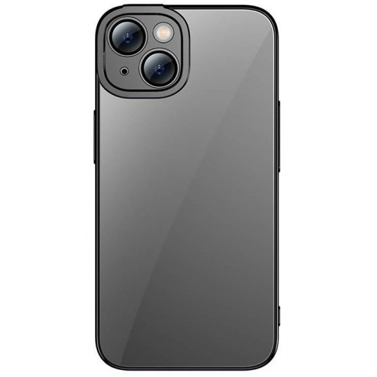  Dėklas Baseus iPhone 14 Plus Black with Glass 
