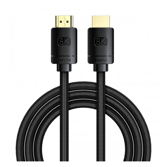  Kabelis Baseus HDMI 2.1 cable 8K 60 Hz 48 Gbps / 4K 120 Hz / 2K 144 Hz 3D eARC QMS 