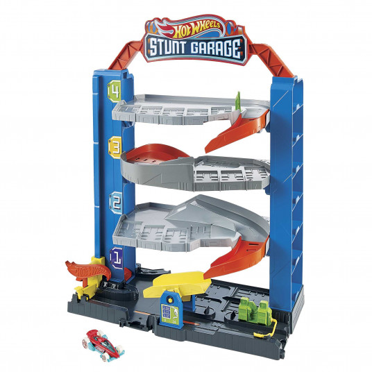  Hot Wheels garažas su triukais 