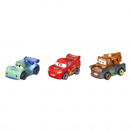  Trijų CARS 3 automodelių "Mini lenktynininkas" rinkinys 