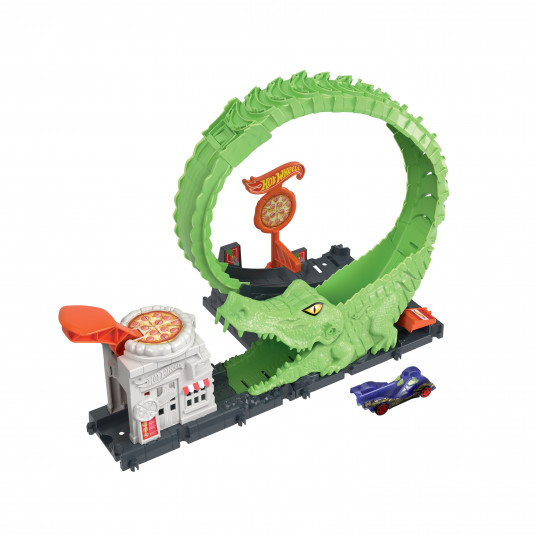  Hot Wheels rinkinys „Aligatorius, užpuolęs piceriją“ HKX39 