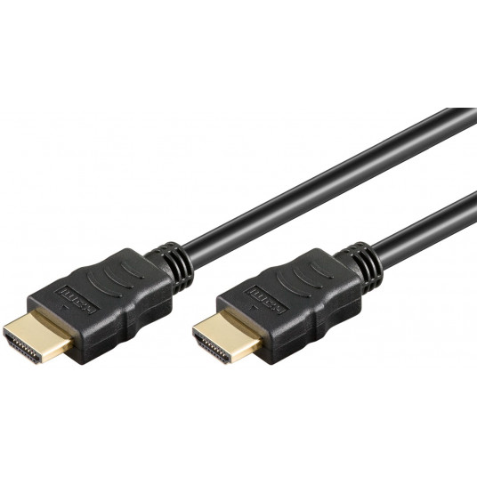  Goobay 60611 High Speed HDMI Cable with Ethernet 2m, black 