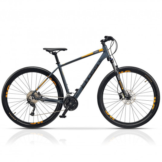  Dviratis CROSS Fusion 9 29" 27G dydis 20" (50cm) (pilka/geltona) 