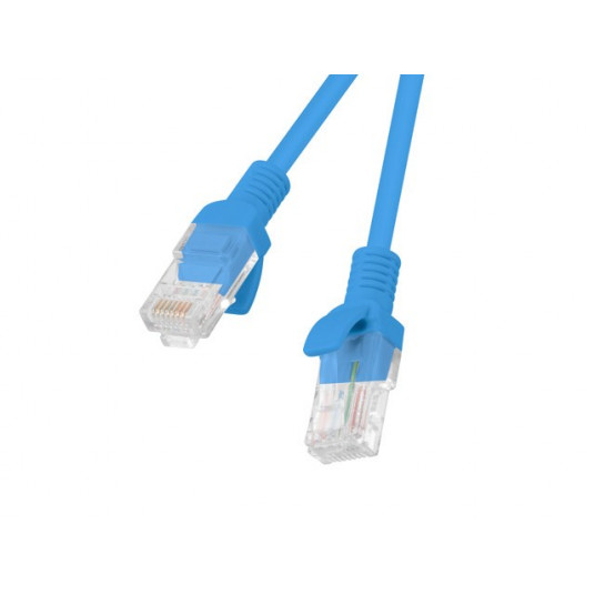  Lanberg Patchcord RJ45, Kat. 5e, UTP, 1 m, mėlyna 