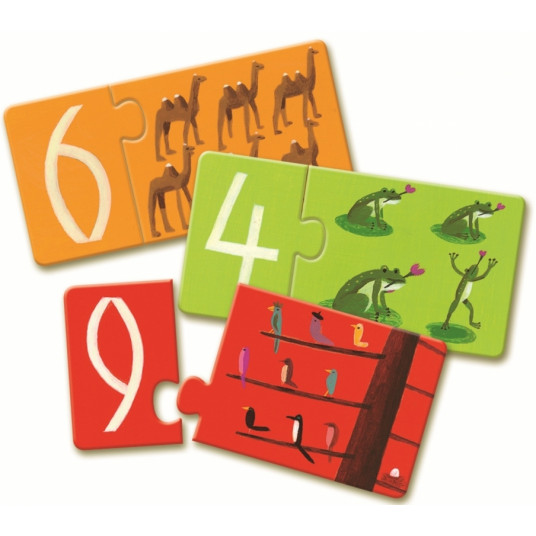 Djeco dėlionė "Duo Numbers" DJ08151