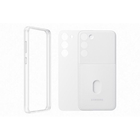  Dėklas Samsung Galaxy S23 Plus Frame Cover, White MS916CWE 