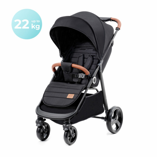  KINDERKRAFT sportinis vežimėlis GRANDE PLUS, black, KSGRAN00BLK0000 
