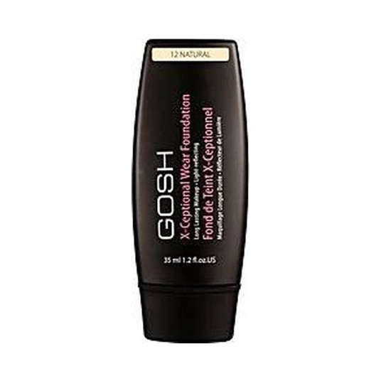  GOSH X Ceptional Wear Foundation Long Lasting Makeup 12 Natural 35ml 