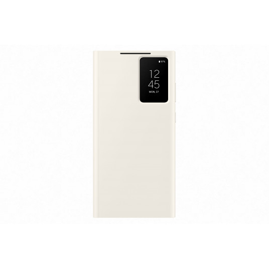  Samsung Galaxy S23 Ultra Smart View Wallet Case Cream 