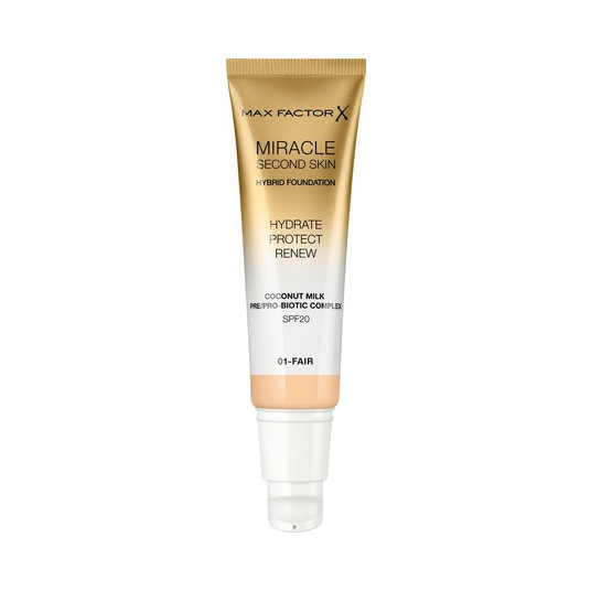 Miracle Second Skin SPF 20 Hybrid Foundation PeAujAcA make up pro pAtmirozenA12 vzhled pLeti 30 ml