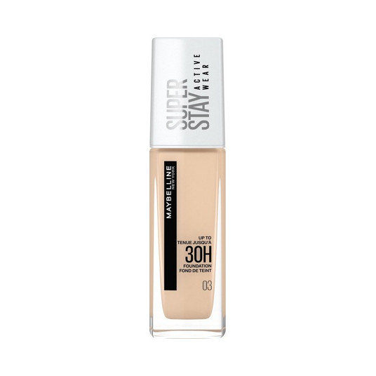 Maybelline Superstay 30h Active Wear Foundation 03 True Ivory Foundation 30ml Formerly Superstay 24h Foundation