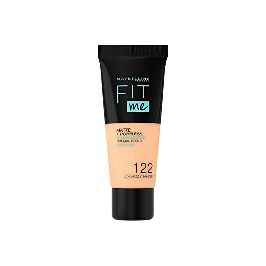  Maybelline Fit Me Matte  Poreless Foundation   122 Cream 