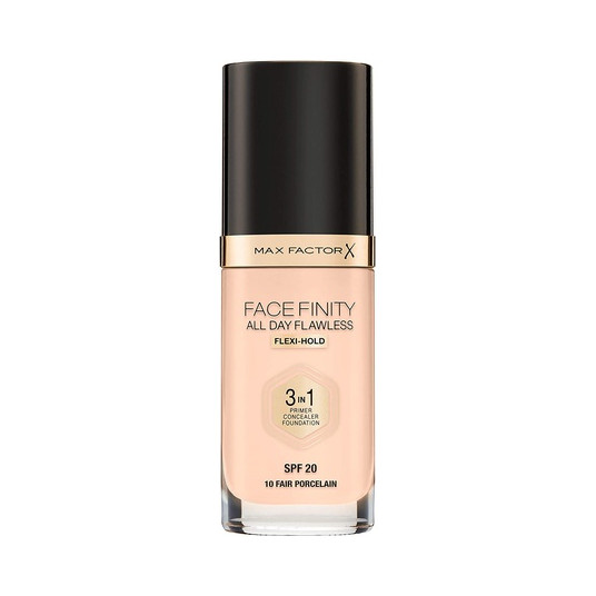  MAX FACTOR Facefinity All Day Flawless 3in1 Foundation SPF20 10 Fair Porcelain 30ml 