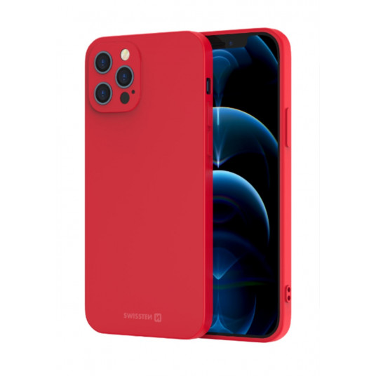 Swissten Soft Joy Silicone Case for Samsung Galaxy S23 Plus Red