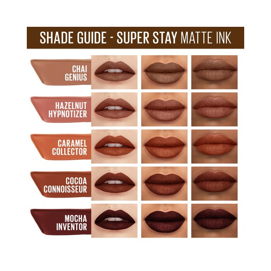 Maybelline Superstay Matte Ink Lipstick Coffee Collection 260 Hazelnut Hypnotizer