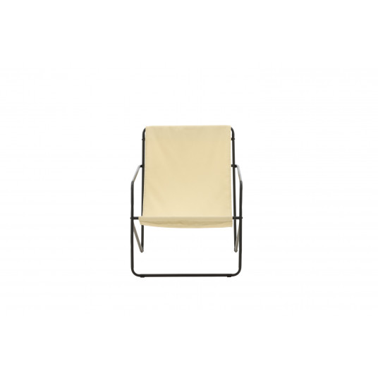 Fotelis Vernon - juodas / beige