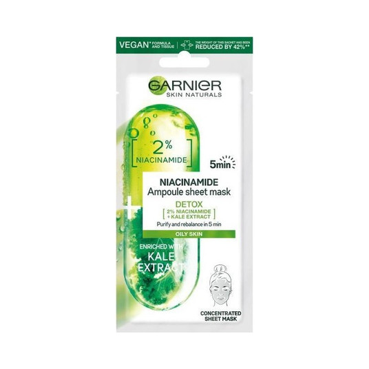  GARNIER Niacinamide Ampoule Sheet Mask 15g 