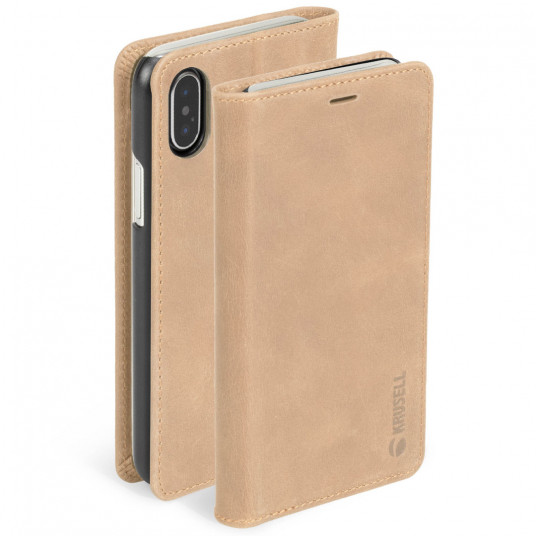  Krusell Sunne 4 Card FolioWallet Apple iPhone XS Max vintage nude 