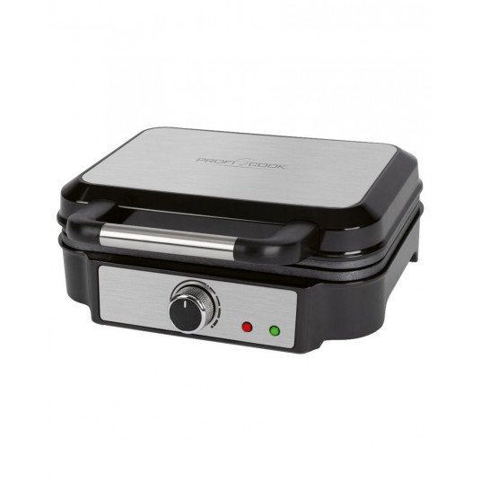  ProfiCook PC-WA 1240 2 vafliai 1000 W Juoda, Nerūdijančiojo plieno 