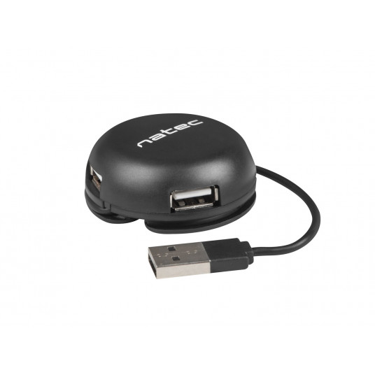  NATEC NHU-1330 sąsajos šakotuvas USB 2.0 480 Mbit/ai Juoda 