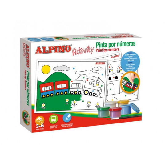 Spalvinimo rinkinys (dažai) ALPINO Activity 5sp