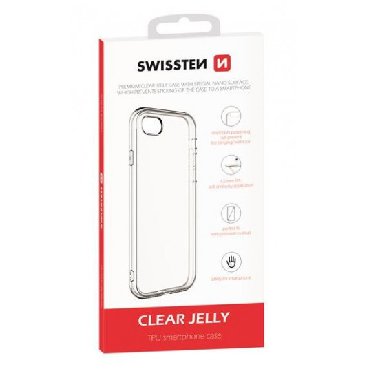 Swissten Clear Jelly Back Case 1.5 mm Silicone Case for Samsung Galaxy A10 Transparent