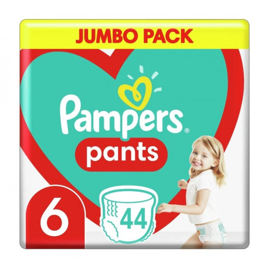  Pampers sauskelnės 15 kg+, 6 dydžio-EXLARGE, 44 vnt. 