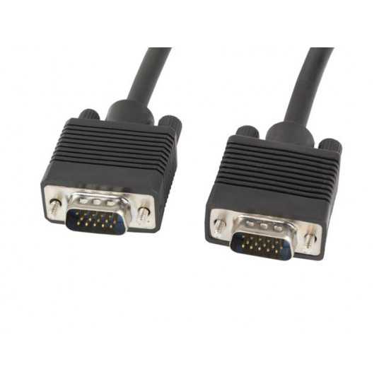  Lanberg CA-VGAC-10CC-0100-B VGA kabelis 10 m VGA (D-Sub) Juoda 
