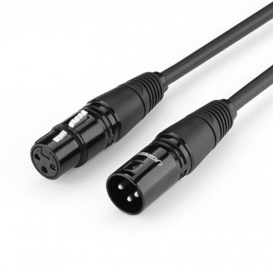  XLR female to XLR male cable UGREEN 20710B - 2m (black) 